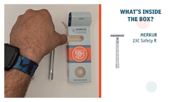 Amazon.com: MERKUR 23C Double Edge Safety Razor - Polished Chrome